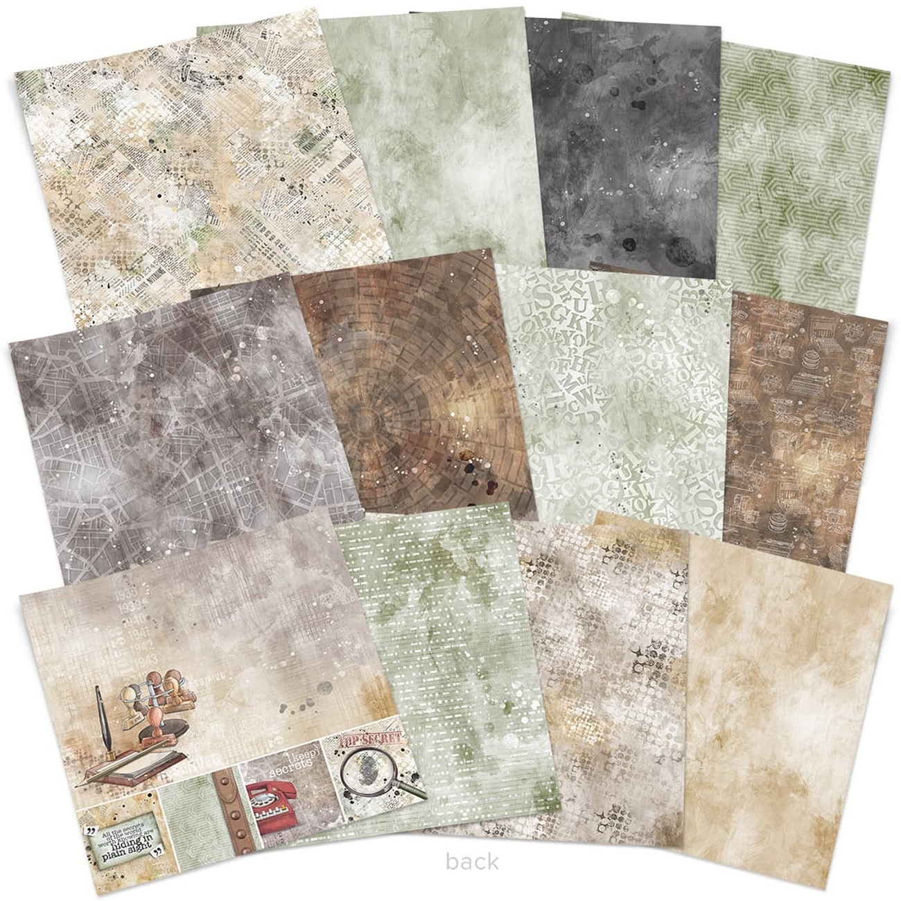 Ciao Bella Scrapbook papier Enigma 12x12
