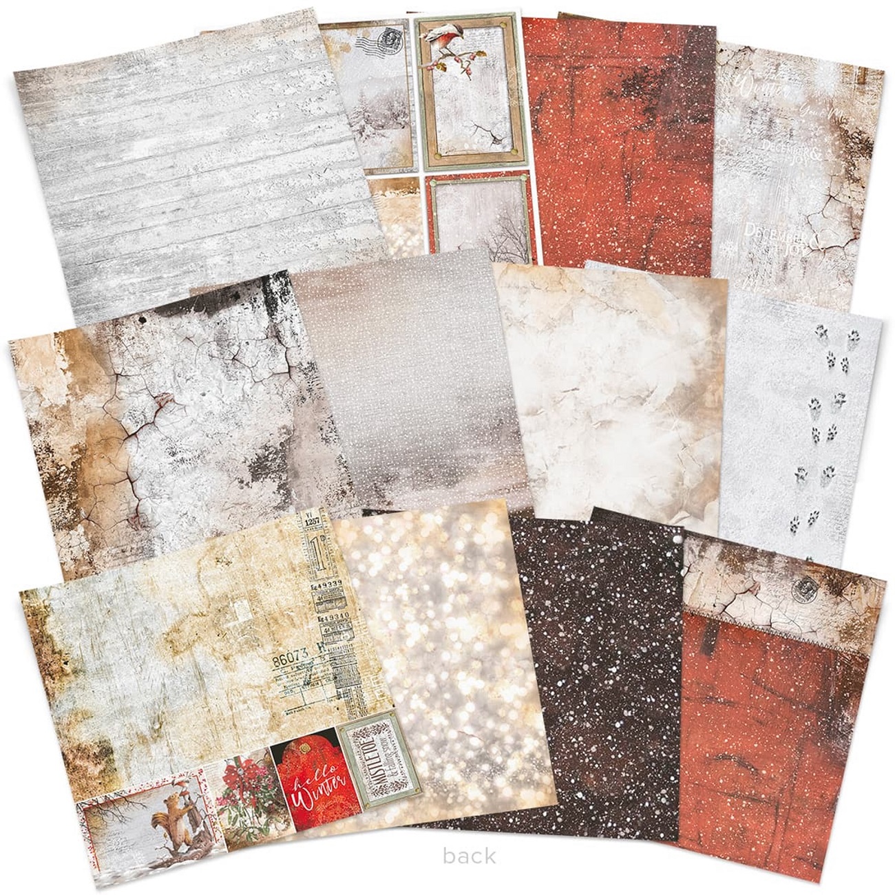 Ciao Bella Scrapbook papier Memories of a Snowy Day 12x12