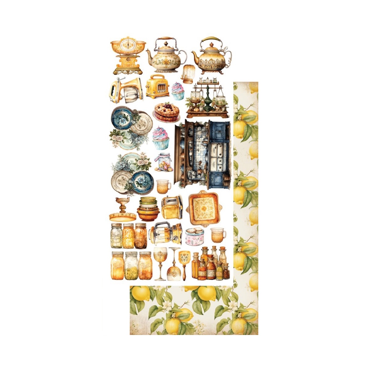 Alchemy of Art Scrapbook papier Recipe for happiness 6x12