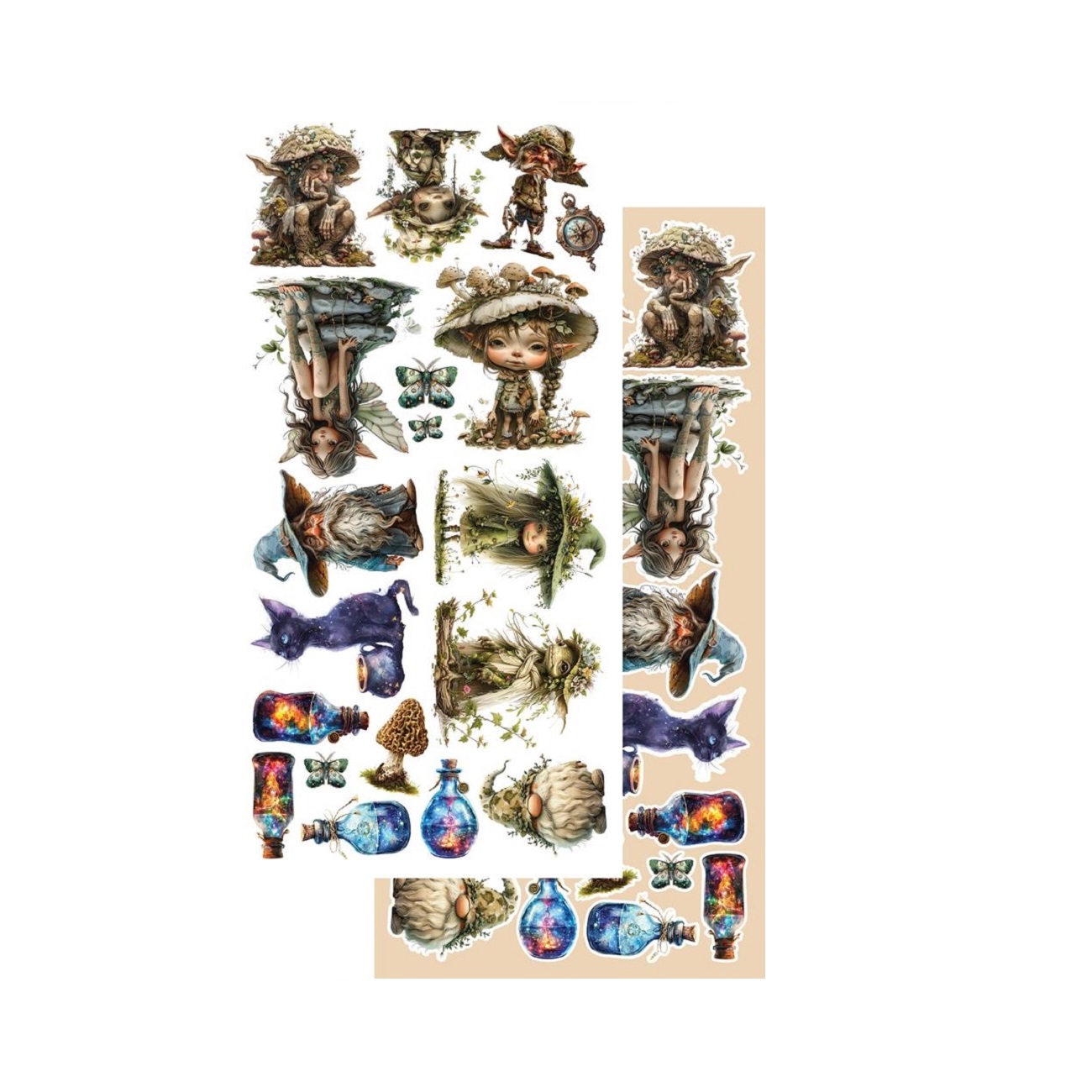 Alchemy of Art Scrapbook papier Tales of Moss and Fern 6x12