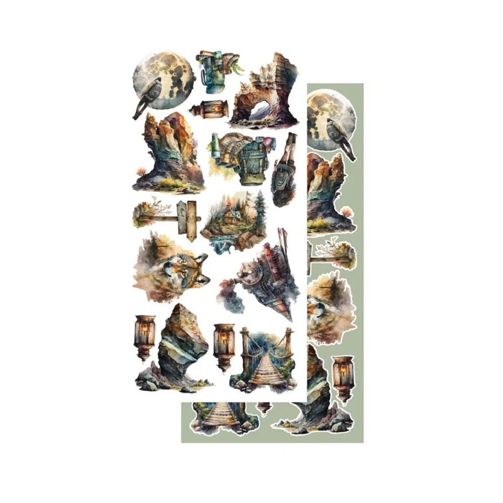 Alchemy of Art Scrapbook papier Whispers of the Mountains 6x12