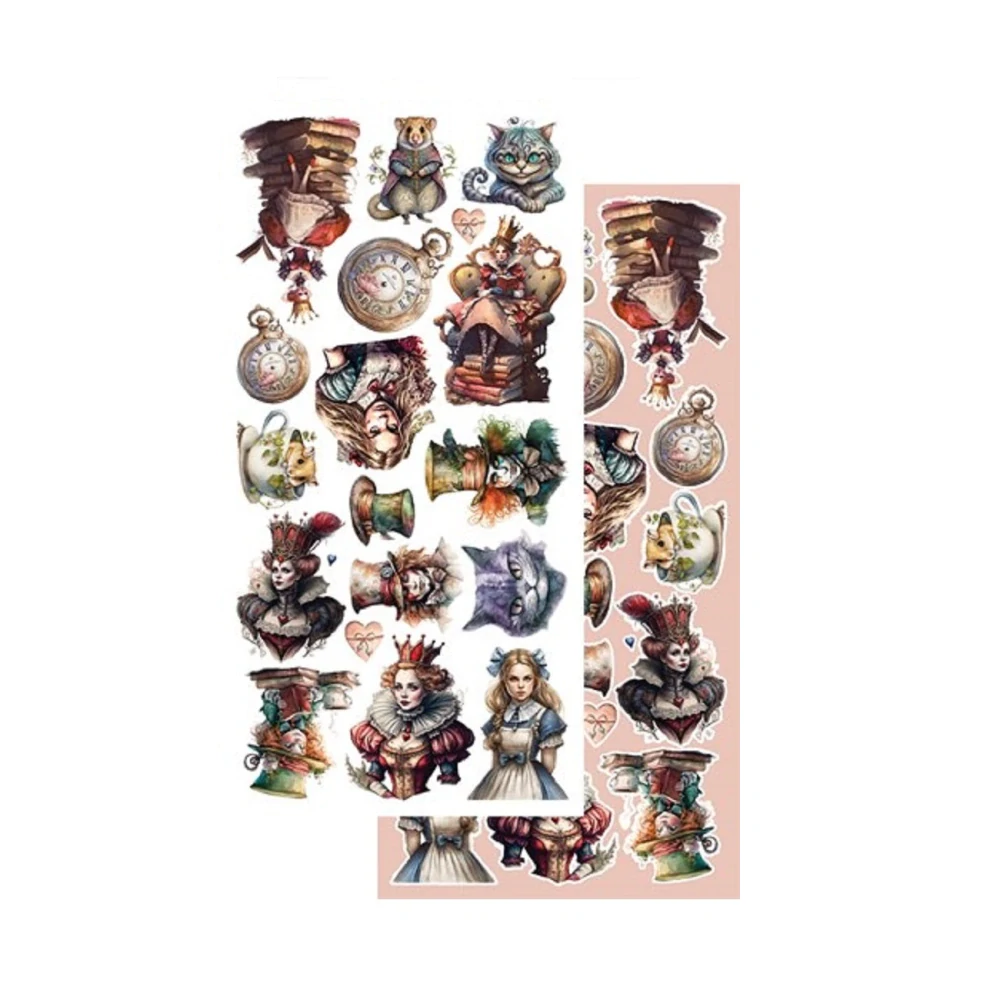 Alchemy of Art Scrapbook papier Enchanted World – Following Alice 6x12