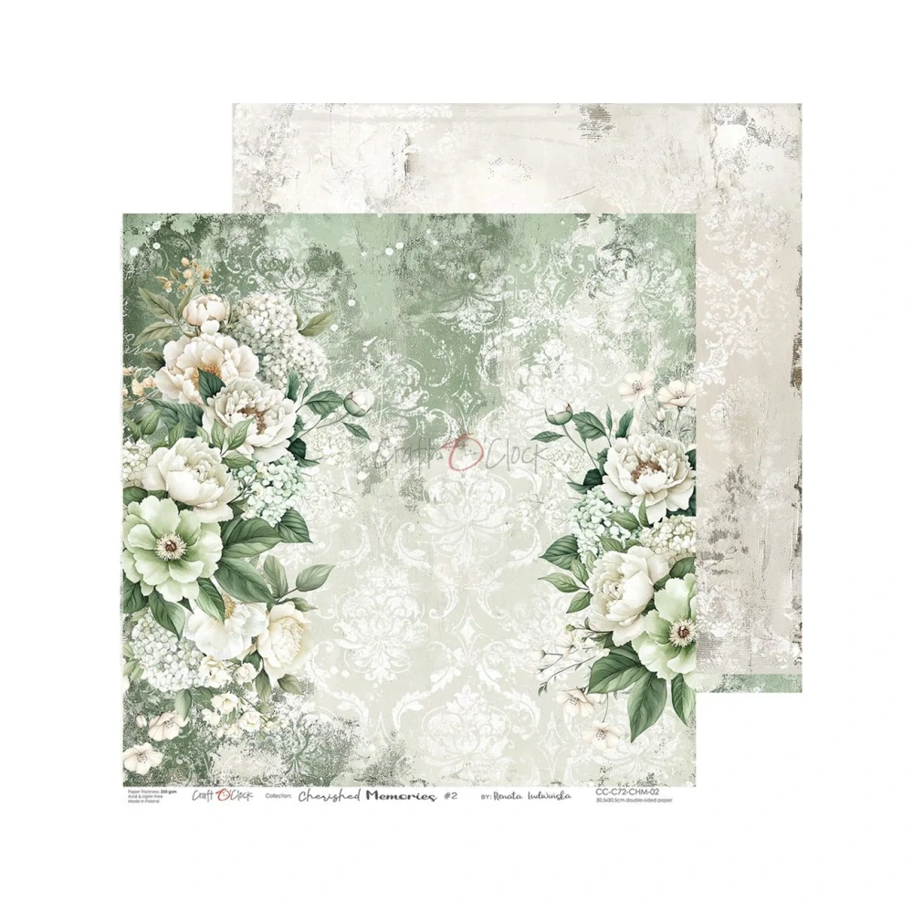 Craft O´ Clock Scrapbook papier - Cherished Memories  12x12