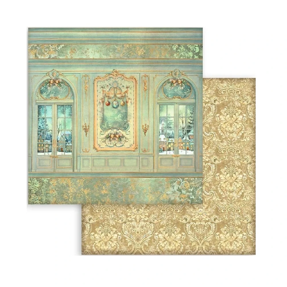 Stamperia Scrapbook papier – Nutcracker Backgrounds 8x8