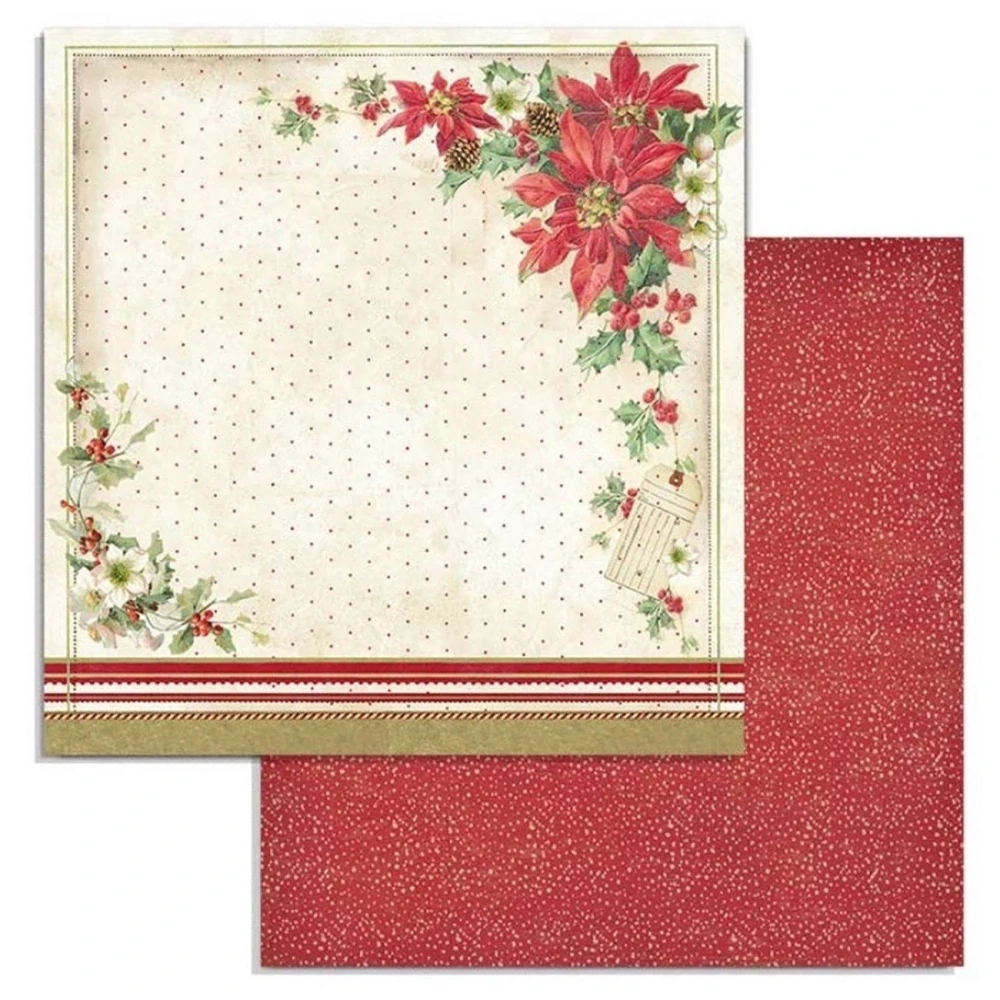 Stamperia Scrapbook papier – Classic Christmas 8x8