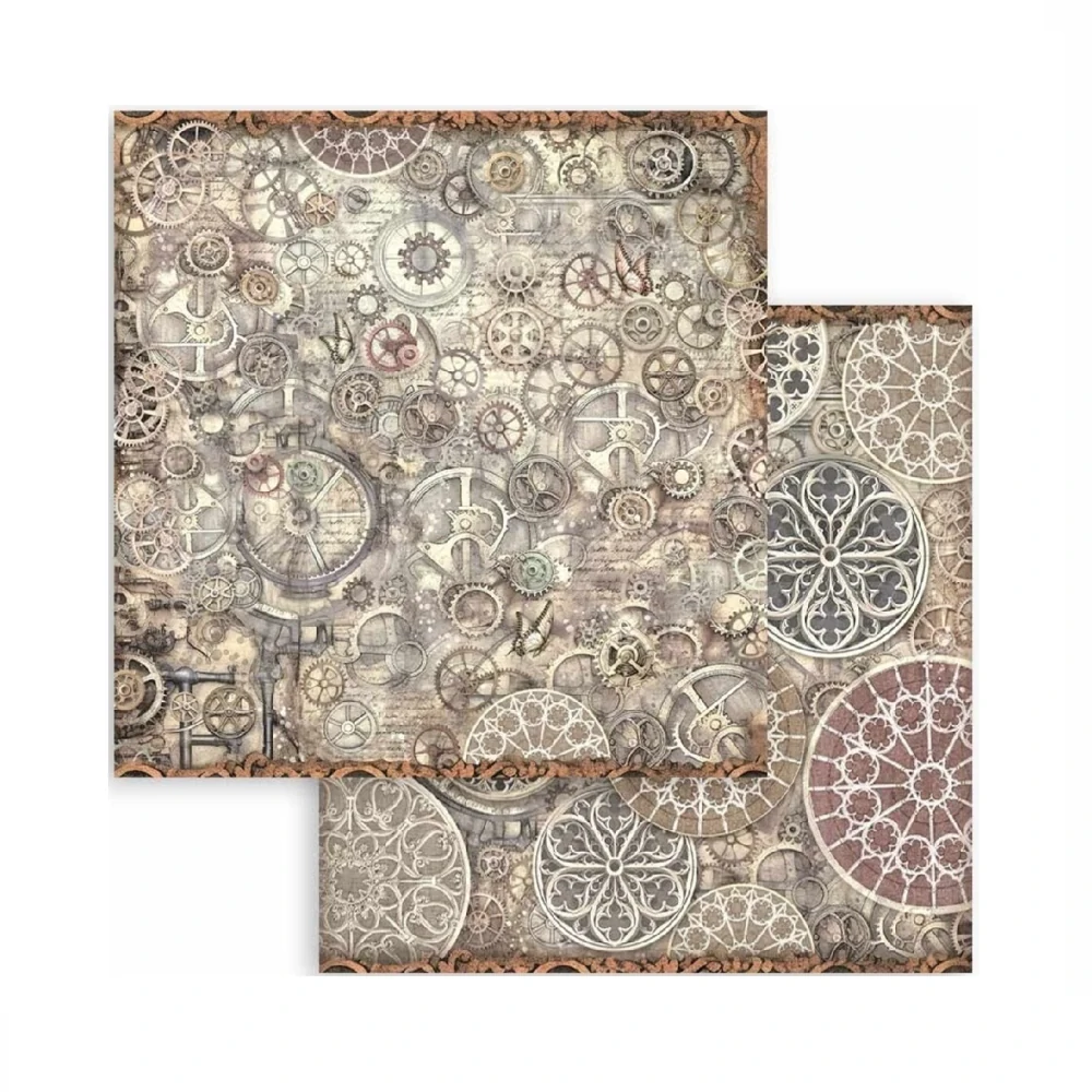 Stamperia Scrapbook papier – Master of Magic Backgrounds 8x8
