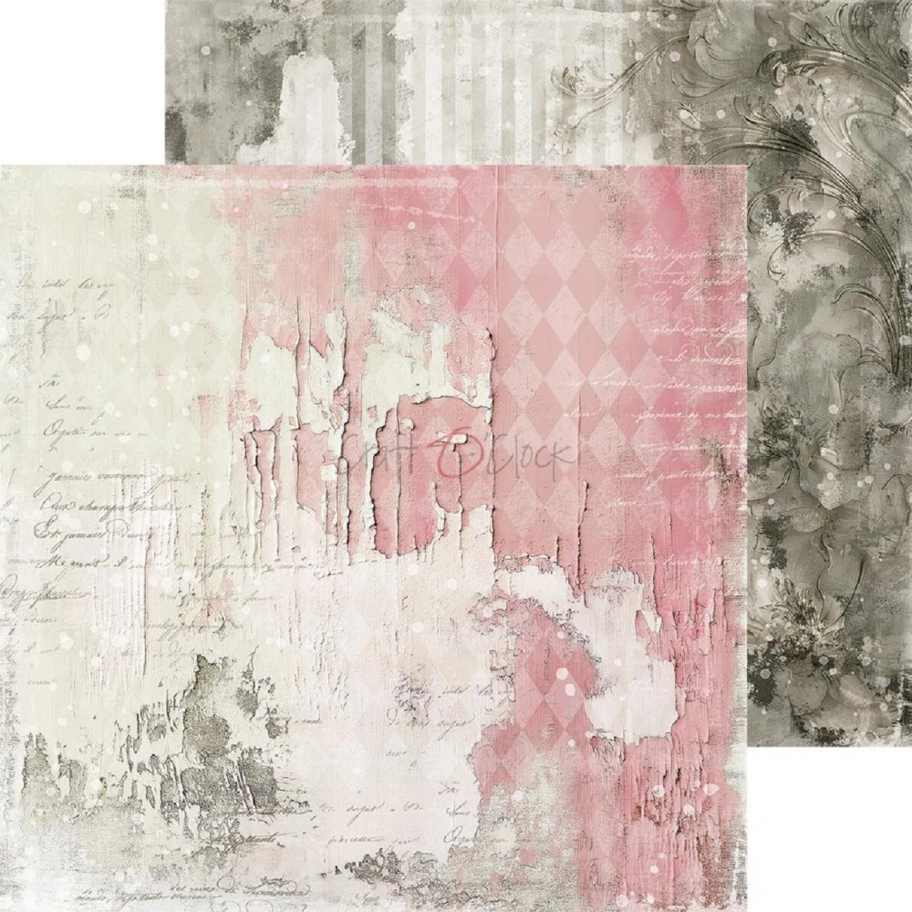 Craft O´ Clock Scrapbook papier - Rose Emotions Basic 8x8