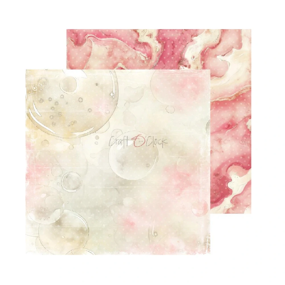 Craft O´ Clock Scrapbook papier - Girl & Curl Basic 8x8 