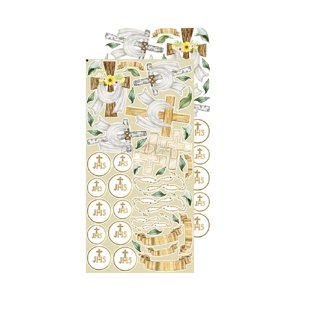 Craft O´ Clock Scrapbook papier - Greenery Invitation  6x12 