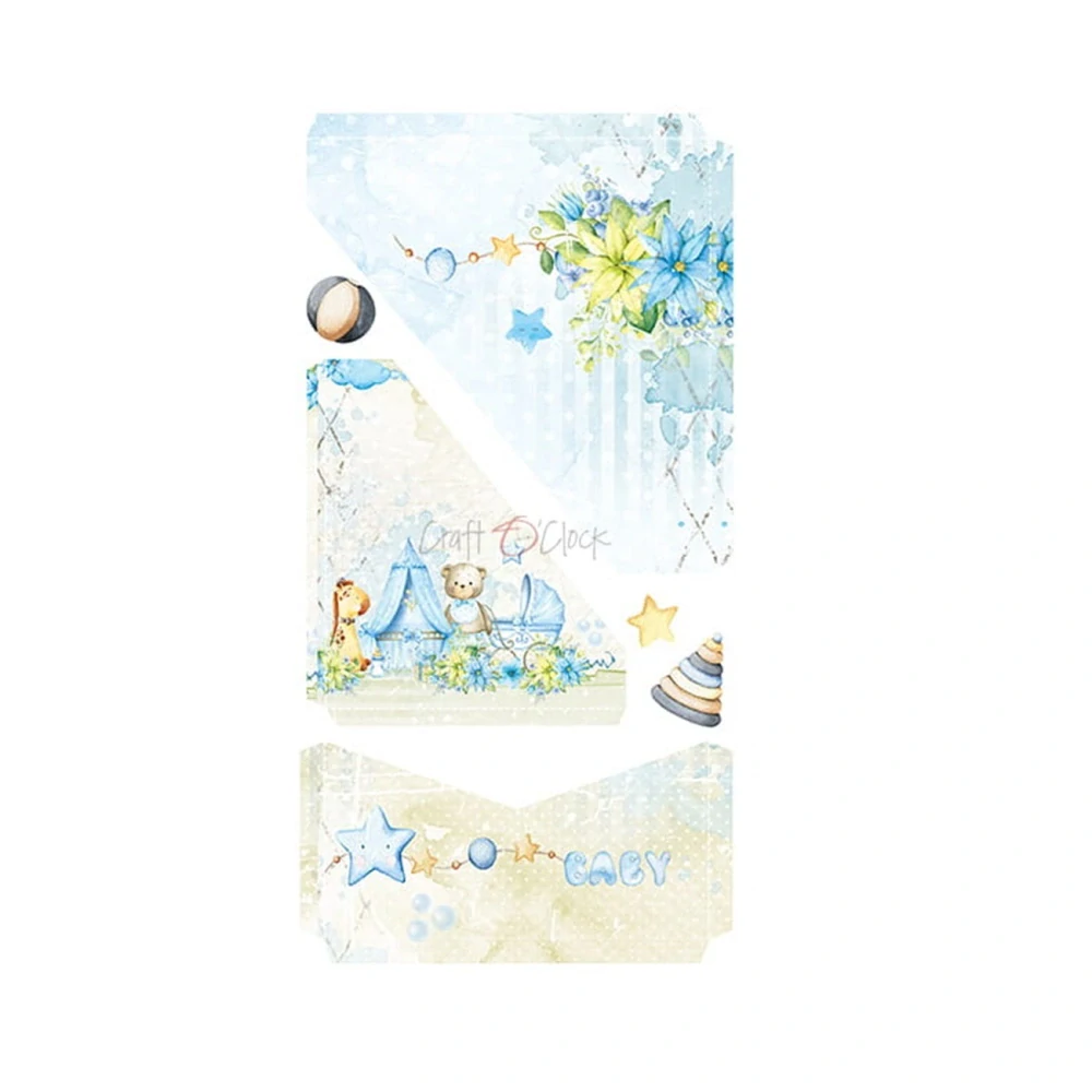 Craft O´ Clock Scrapbook papier - Hello Little Boy 6x12