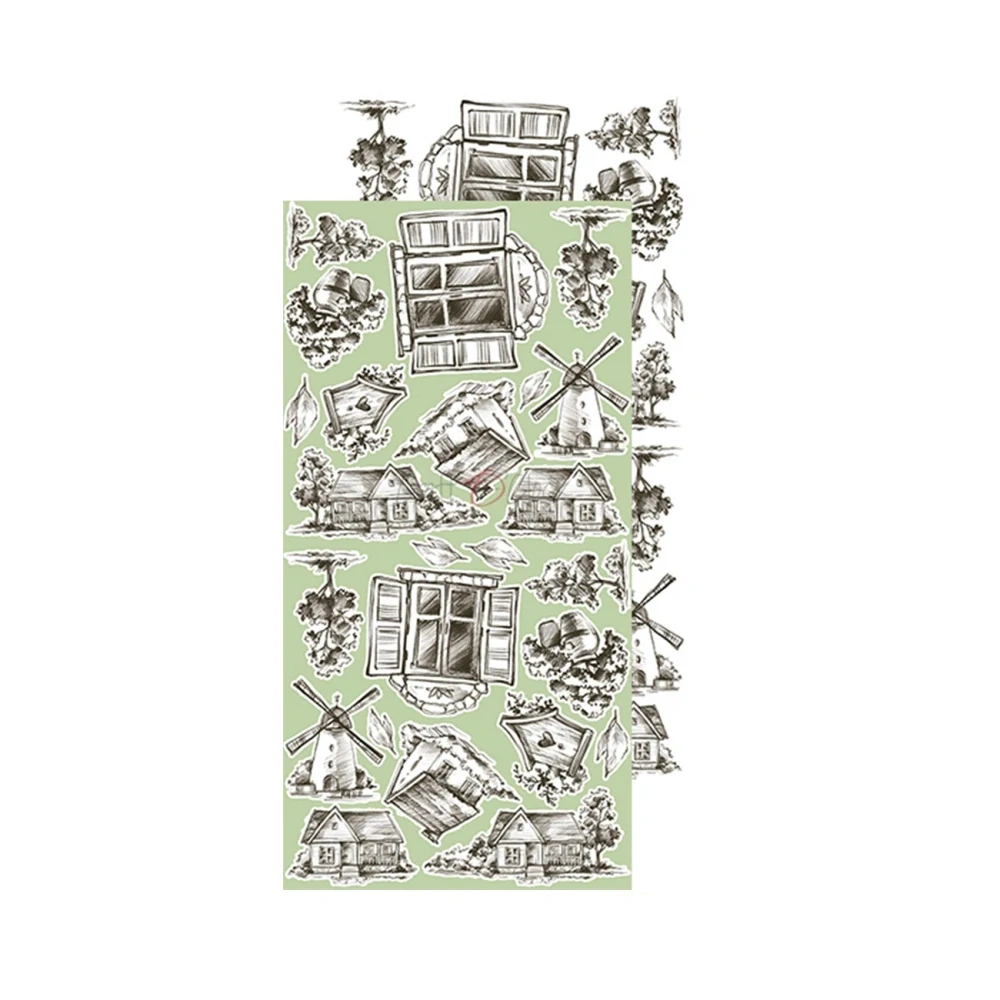 Craft O´ Clock Scrapbook papier - Trail of Silence Extra set 6x12