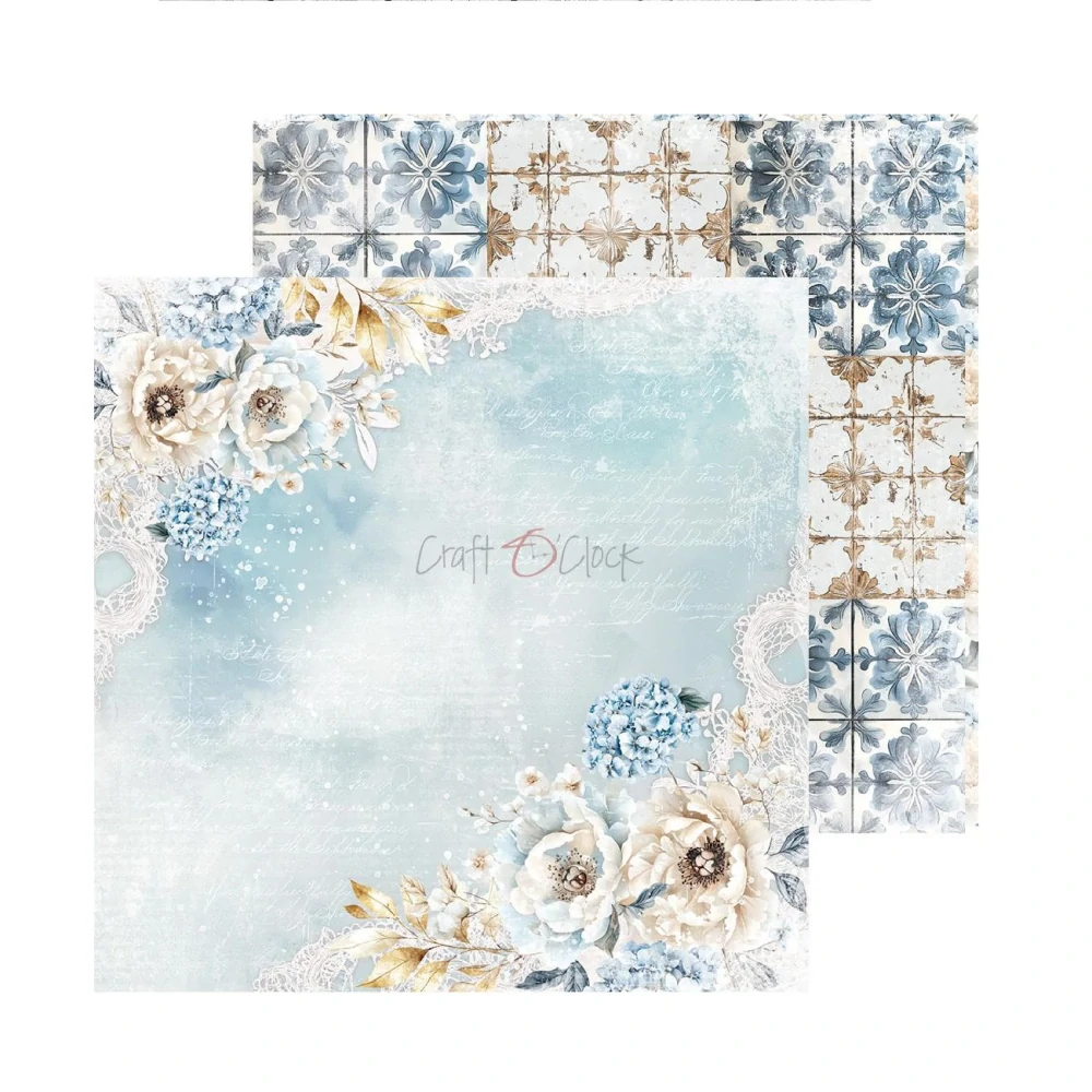 Craft O´ Clock Scrapbook papier - Something Blue 6x6
