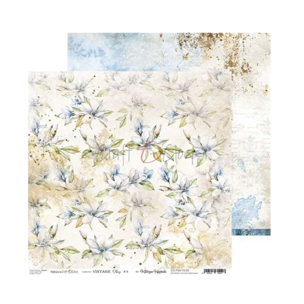  Scrapbook papier - Vintage Sky 6x6 - Craft O’Clock