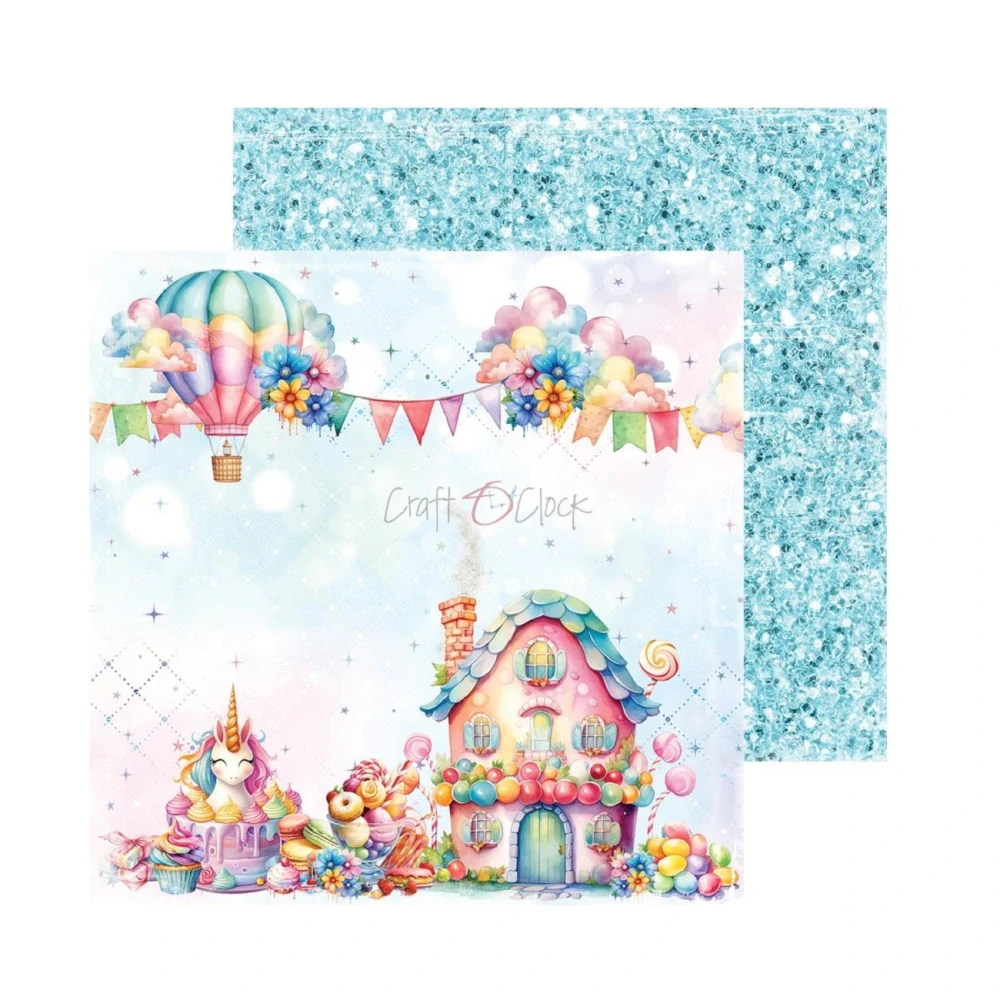 Craft O´ Clock Scrapbook papier - Unicorn Sweet 6x6