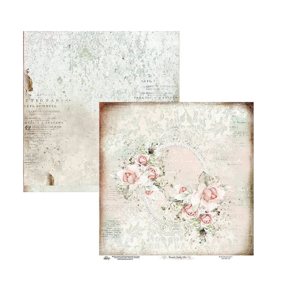 Alchemy of Art Scrapbook papier Romantic Shabby Chic 8x8