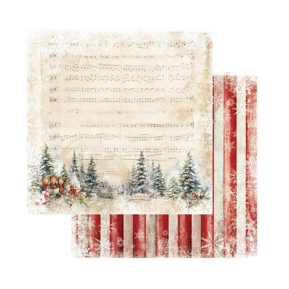 Alchemy of Art Scrapbook papier Ho, Ho, Ho 8x8