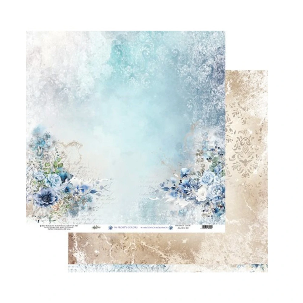 Alchemy of Art Scrapbook papier In Frosty Colors 8x8