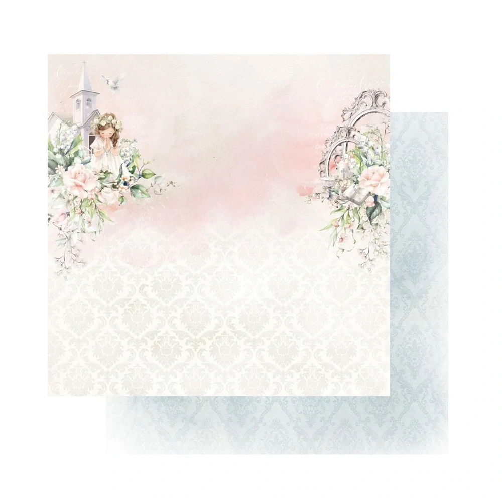 Alchemy of Art Scrapbook papier First Holy Communion 8x8