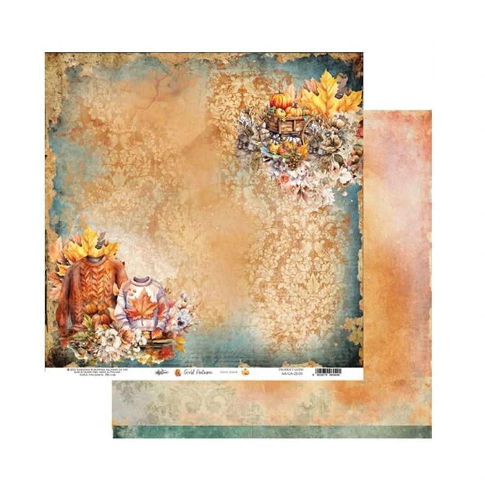Alchemy of Art Scrapbook papier Gold Autumn 8x8