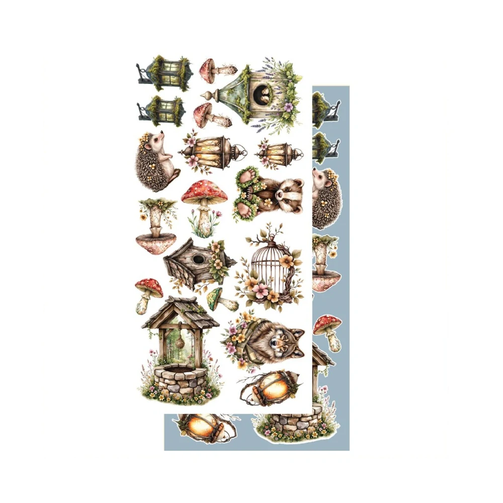 Alchemy of Art Scrapbook papier Friends of the Forest 6x12
