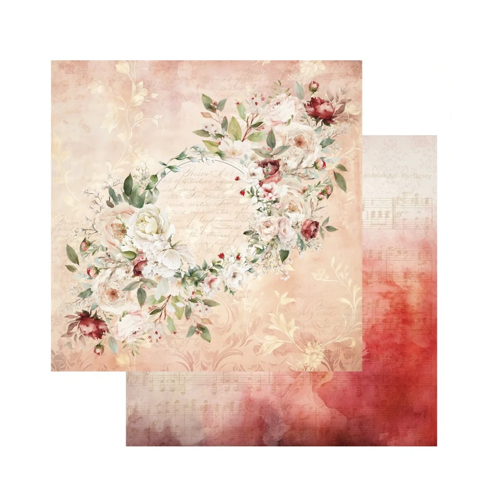 Alchemy of Art Scrapbook papier Melody of the Heart 8x8