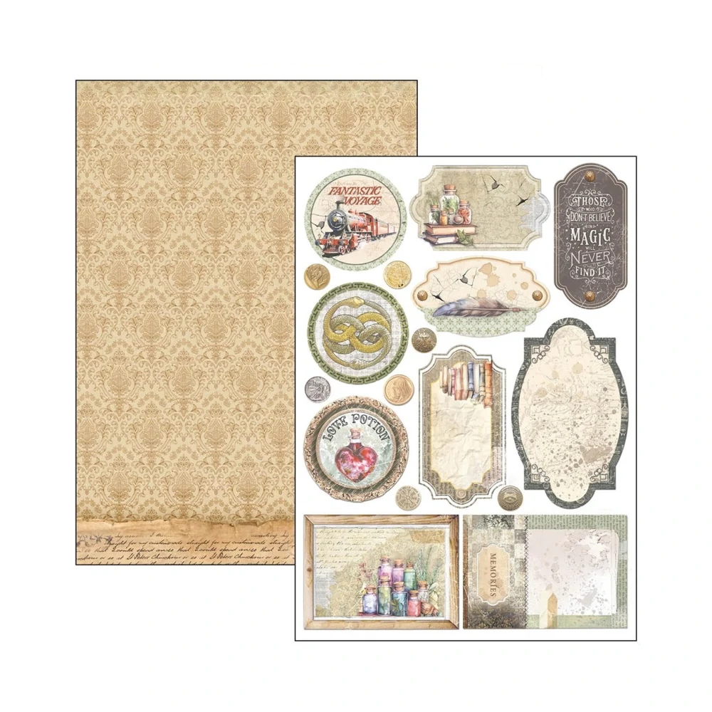 Ciao Bella Scrapbook papier Wizard Academy A4