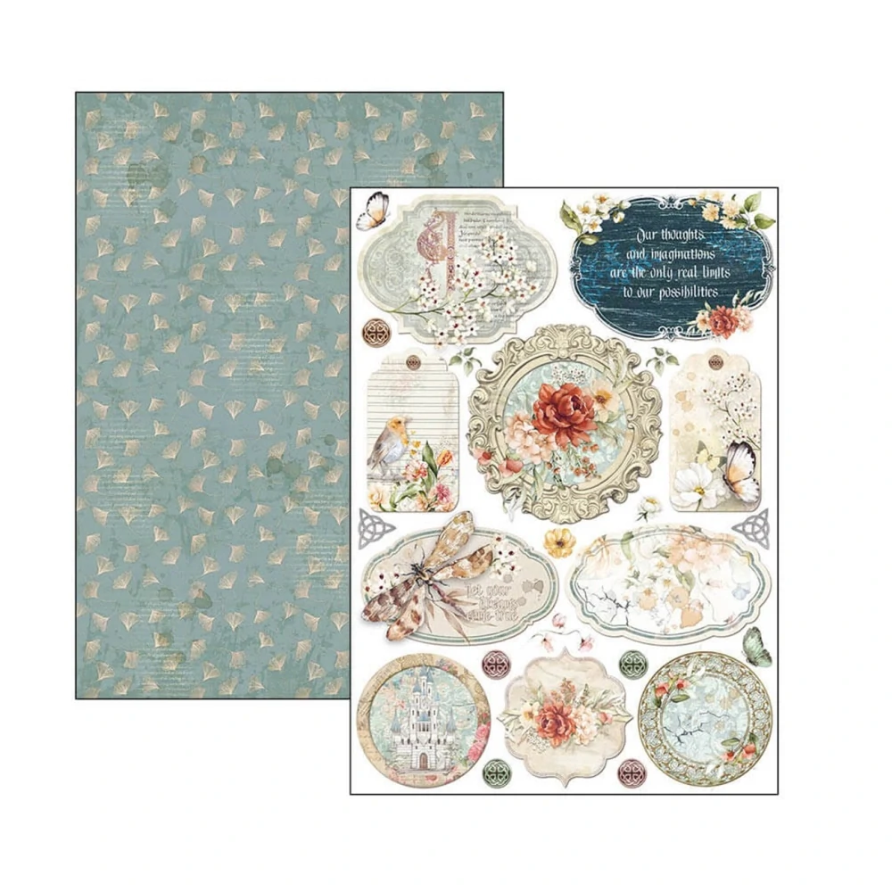 Ciao Bella Scrapbook papier Reign of Grace A4