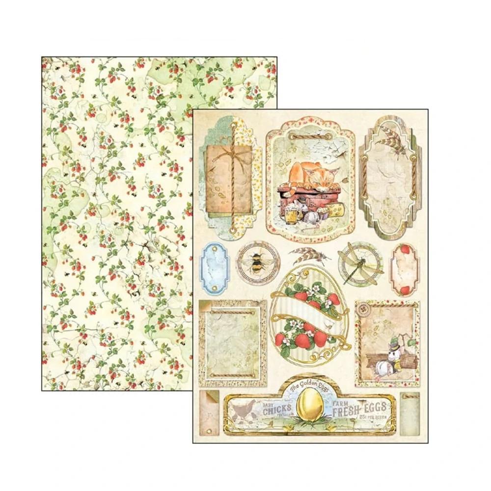 Ciao Bella Scrapbook papier Aesop’s Fables A4