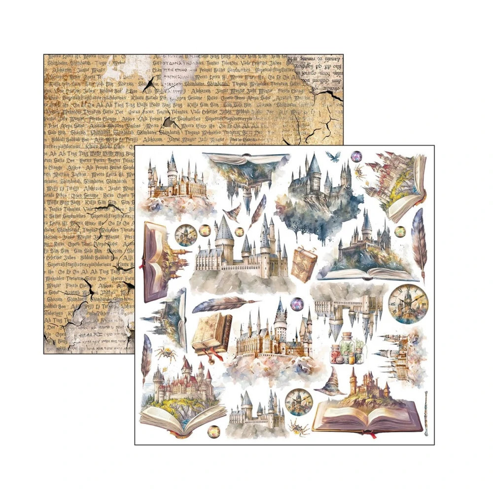 Ciao Bella Scrapbook papier Wizard Academy 6x6