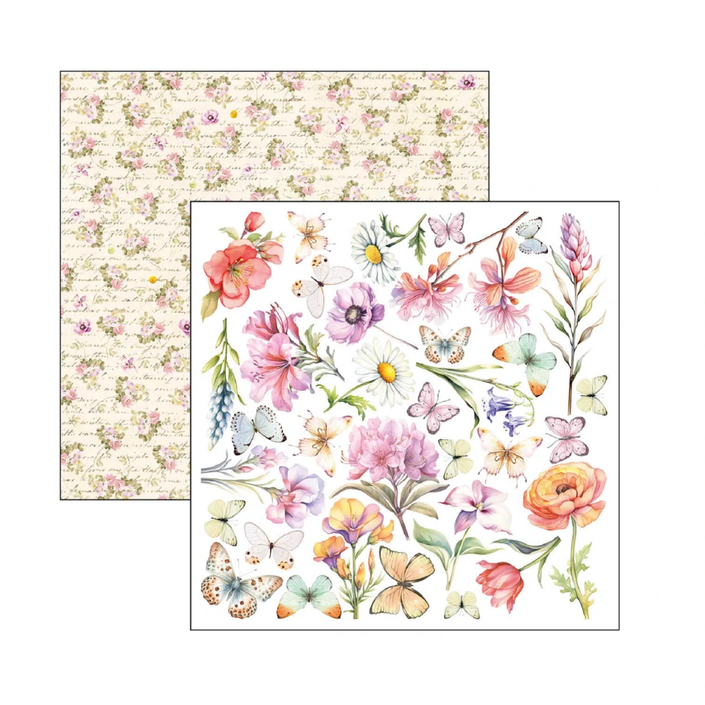 Ciao Bella Scrapbook papier Flower Shop 6x6