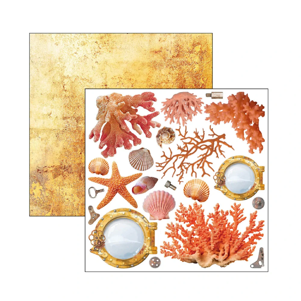 Ciao Bella Scrapbook papier Coral Reef 6x6