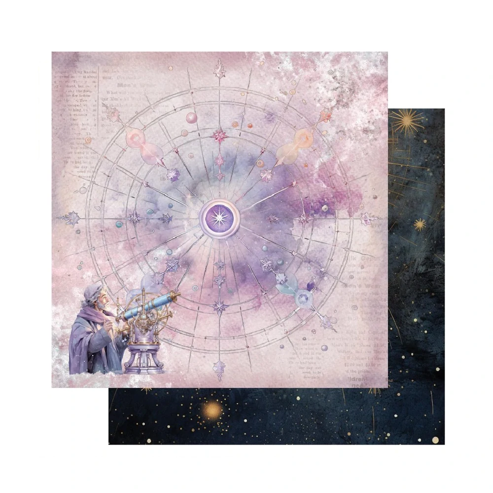 Alchemy of Art Scrapbook papier Between Worlds 8x8