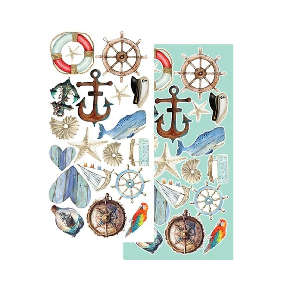 Alchemy of Art Scrapbook papier Sea Stories 6x12