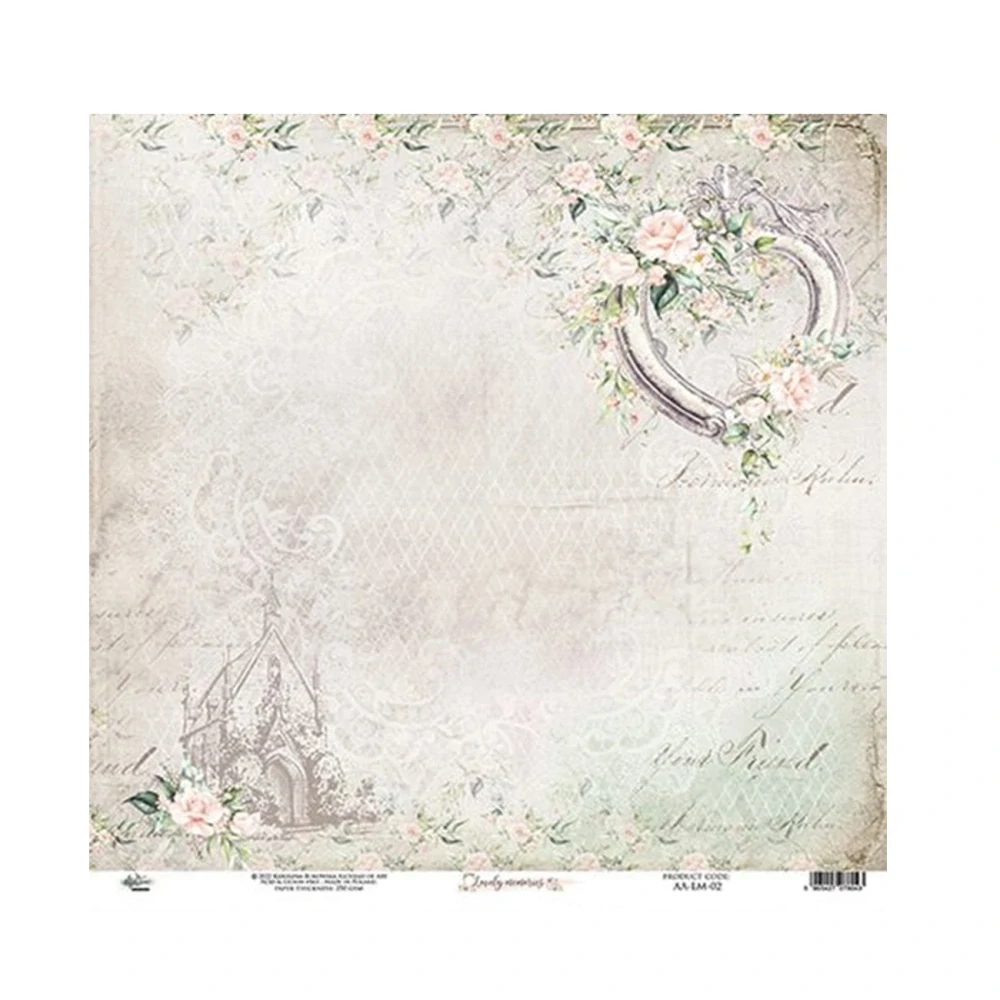 Alchemy of Art Scrapbook papier Lovely Memories 8x8