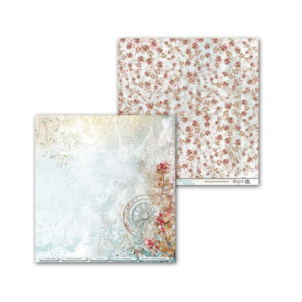 Margaret Scrapbook papier – Winter it's Coming  12x12