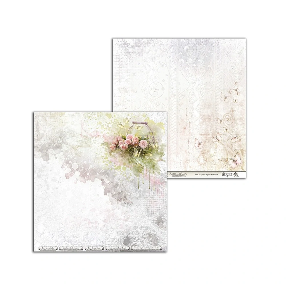 Margaret Scrapbook papier – Romatic moments  12x12