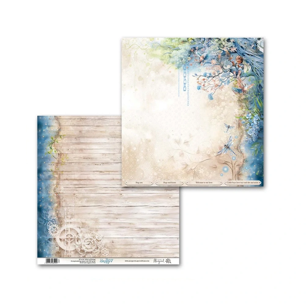 Margaret Scrapbook papier – Happy Boy  12x12