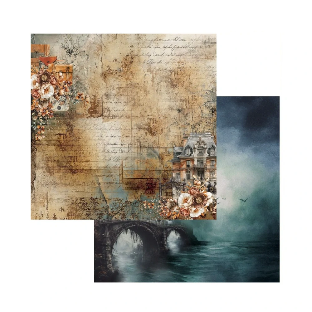 Alchemy of Art Scrapbook papier Behind Closed Doors 12x12