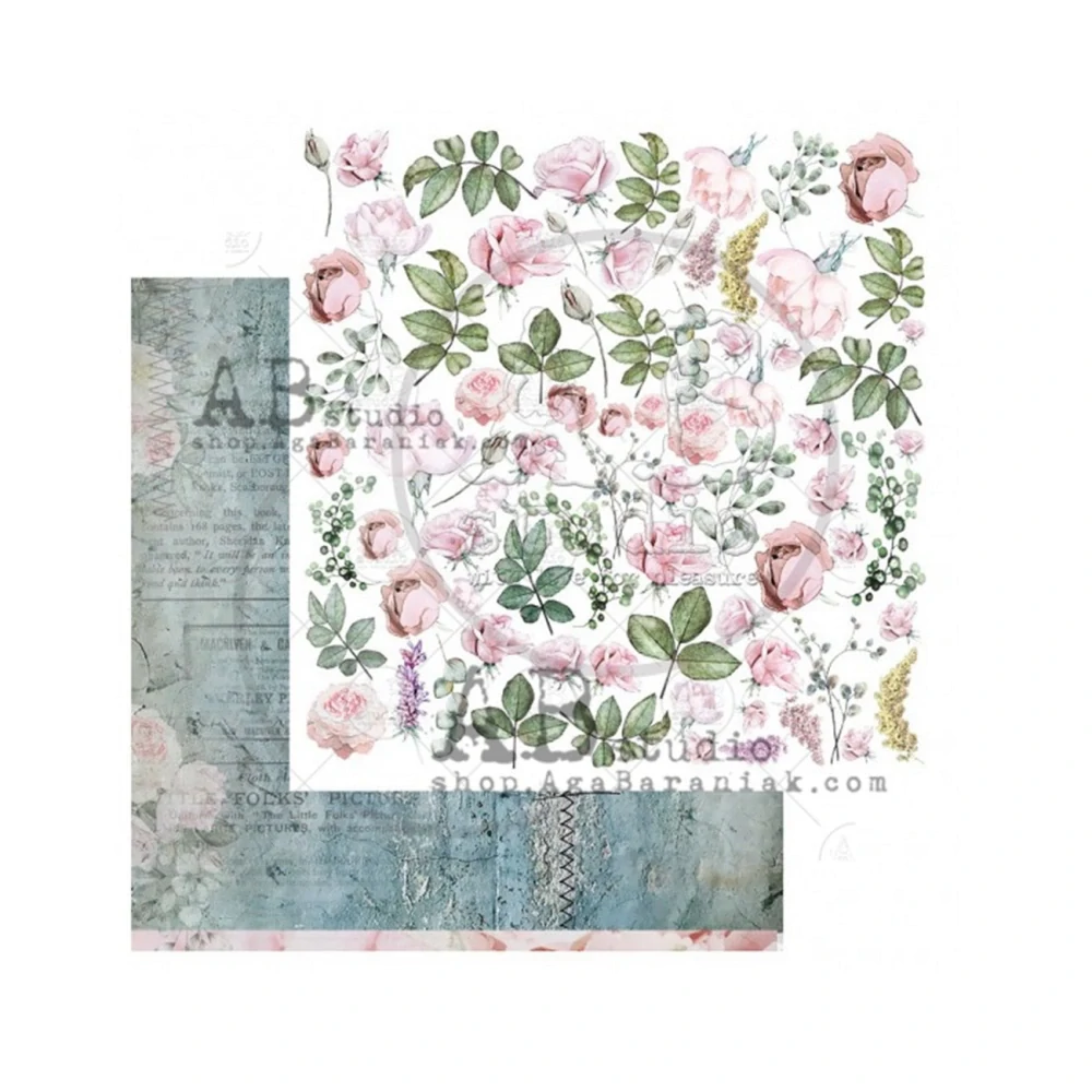 AB studio Scrapbook papier Shabby Love Symphony 12x12