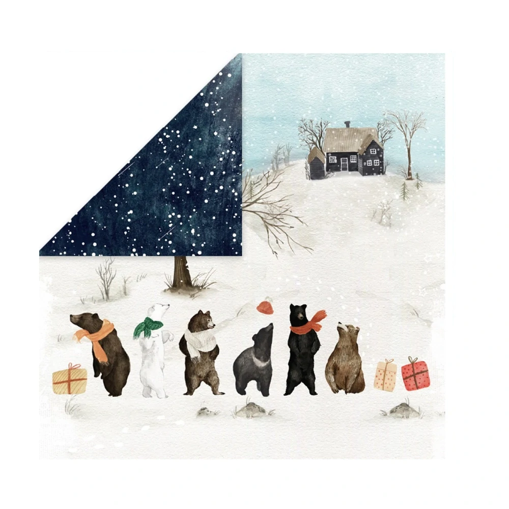 Craft & You Design Scrapbook papier Winter Holiday 12x12