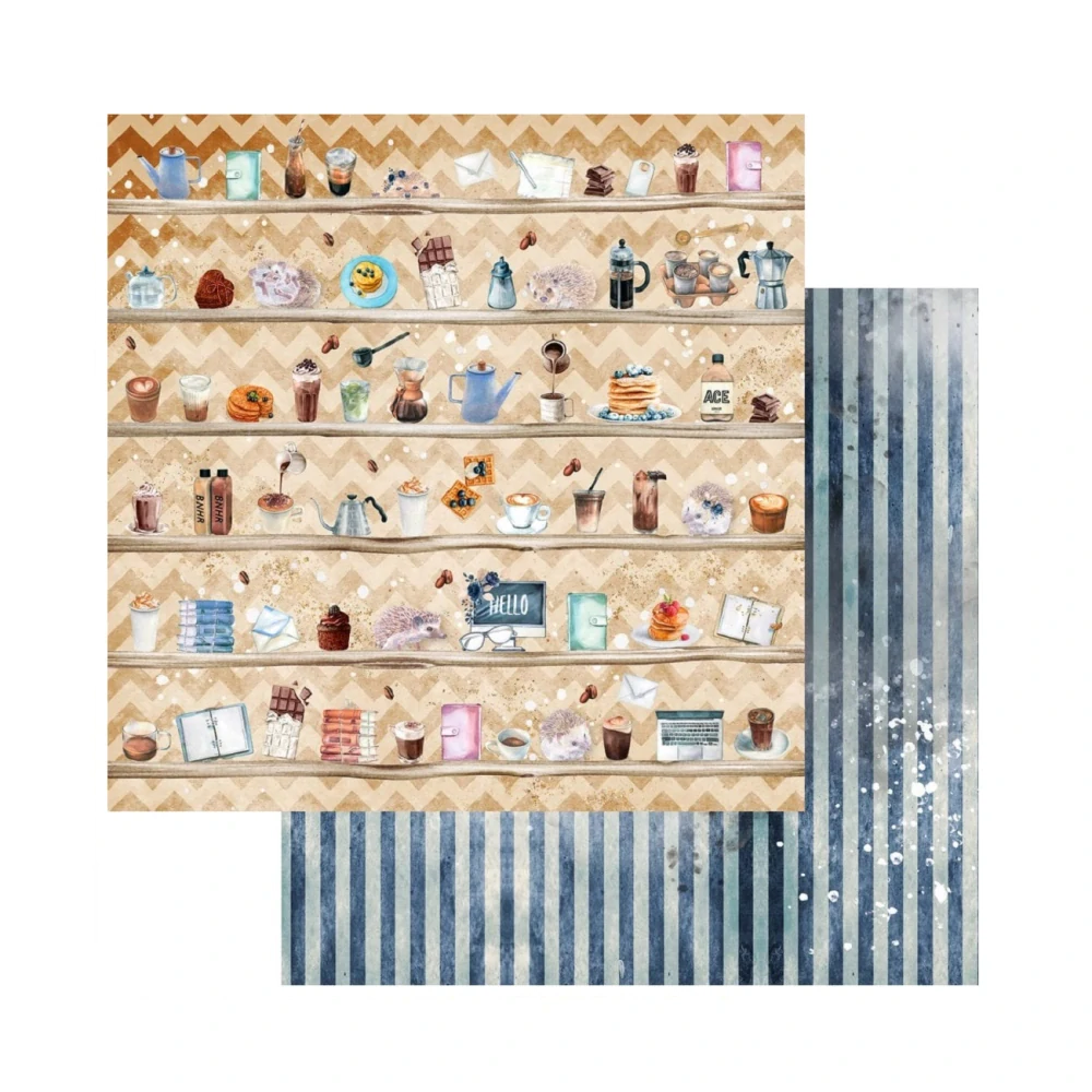 Memory Place Scrapbook papier Hello 6x6