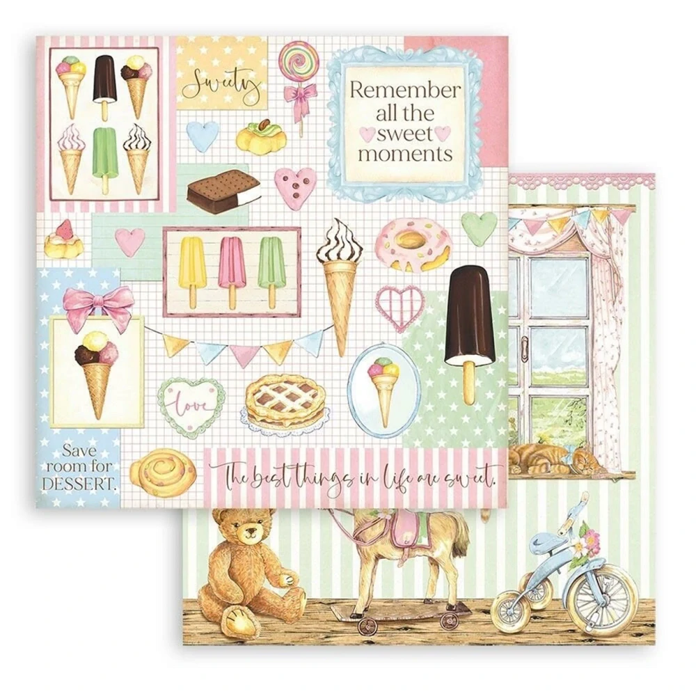 Stamperia Scrapbook papier – Daydream 12x12