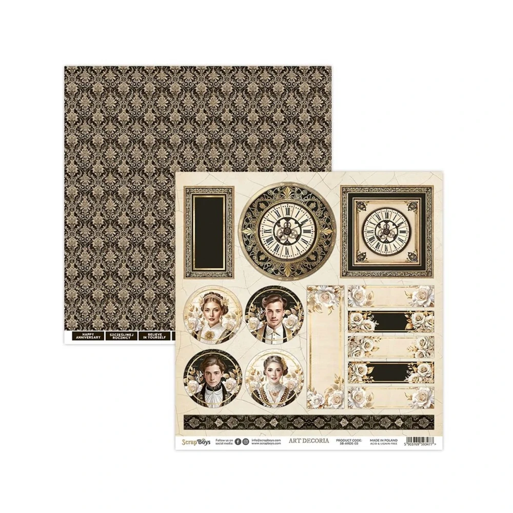 Scrapboys Scrapbook papier Art Decoria 12x12