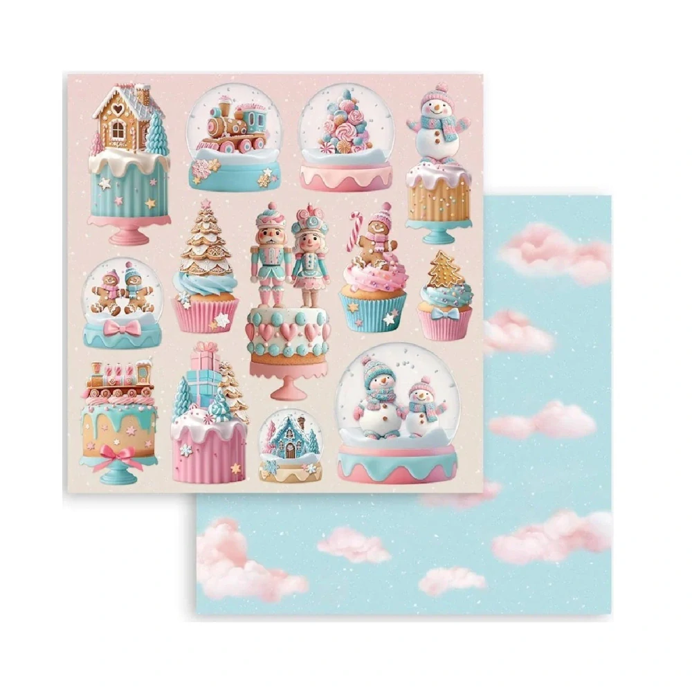 Stamperia Scrapbook papier – Candy Christmas 12x12