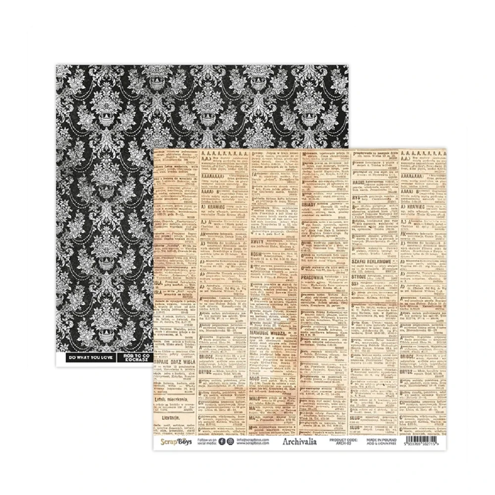 Scrapboys Scrapbook papier Archivalia 12x12