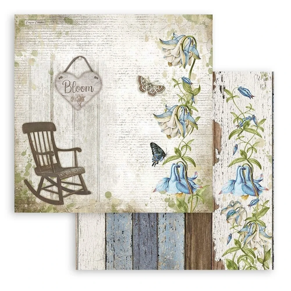 Stamperia Scrapbook papier – Garden House 12x12
