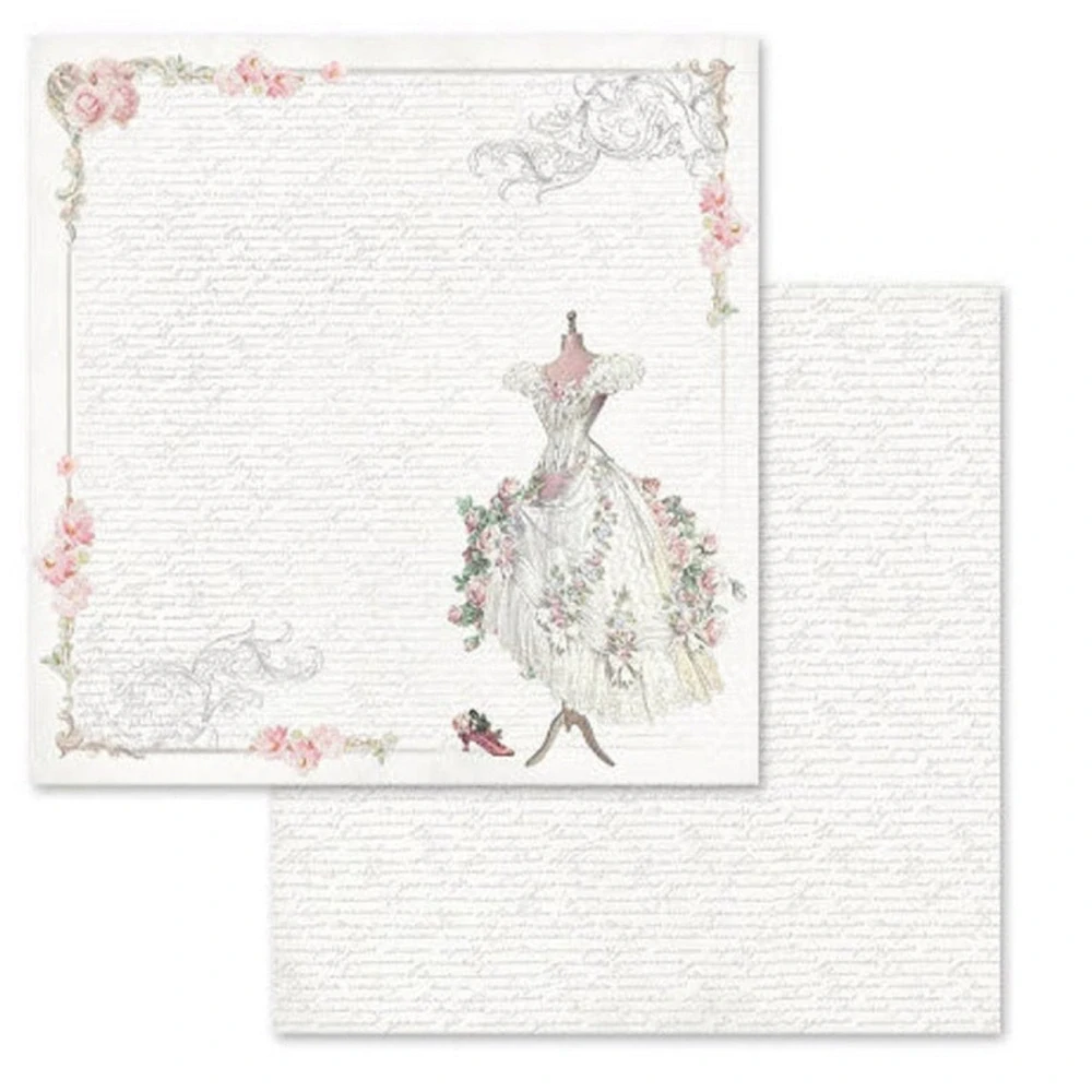 Stamperia Scrapbook papier – Wedding 12x12