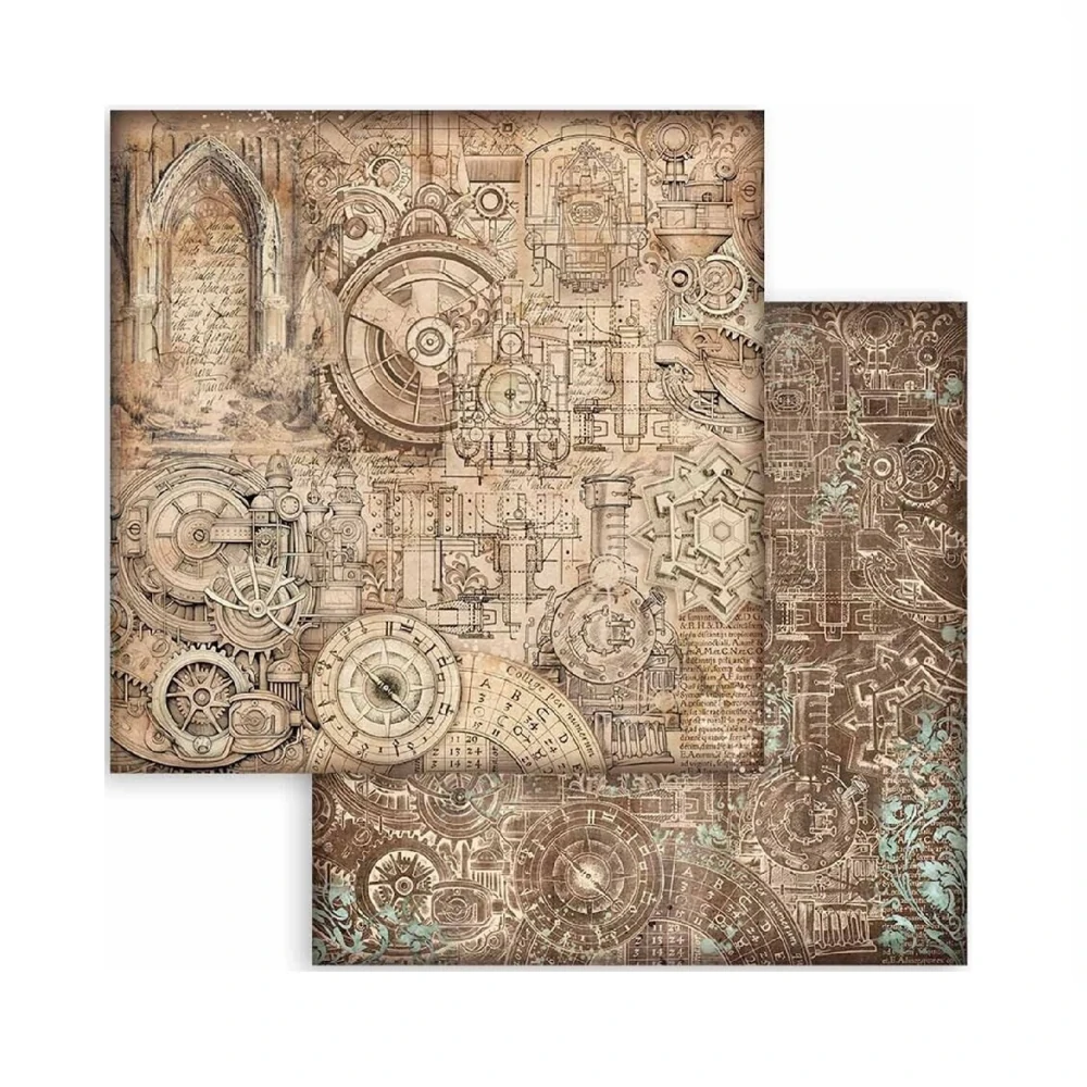 Scrapbook papier – Fantasy World Backgrounds 8x8