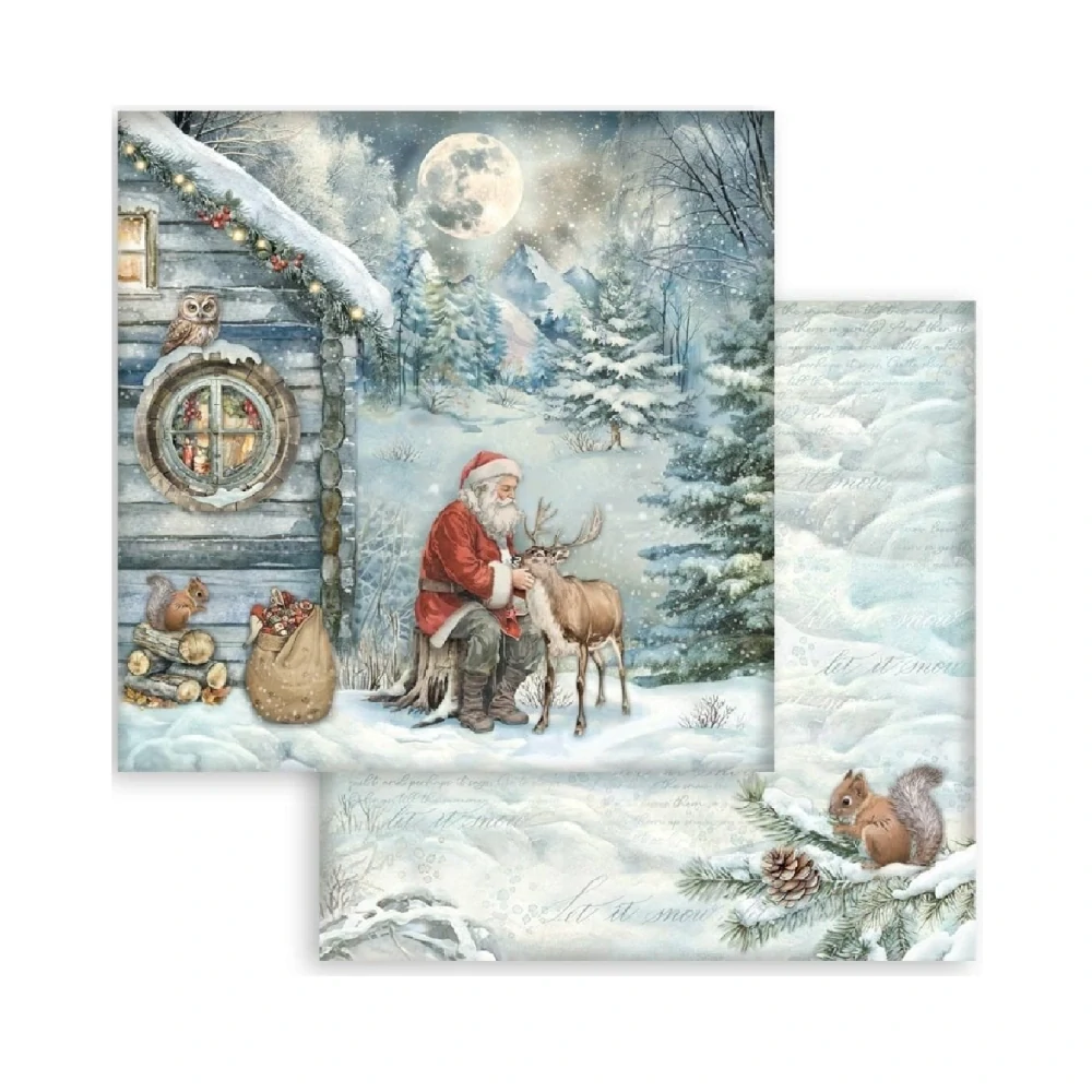 Stamperia Scrapbook papier – The Owl's House 8x8