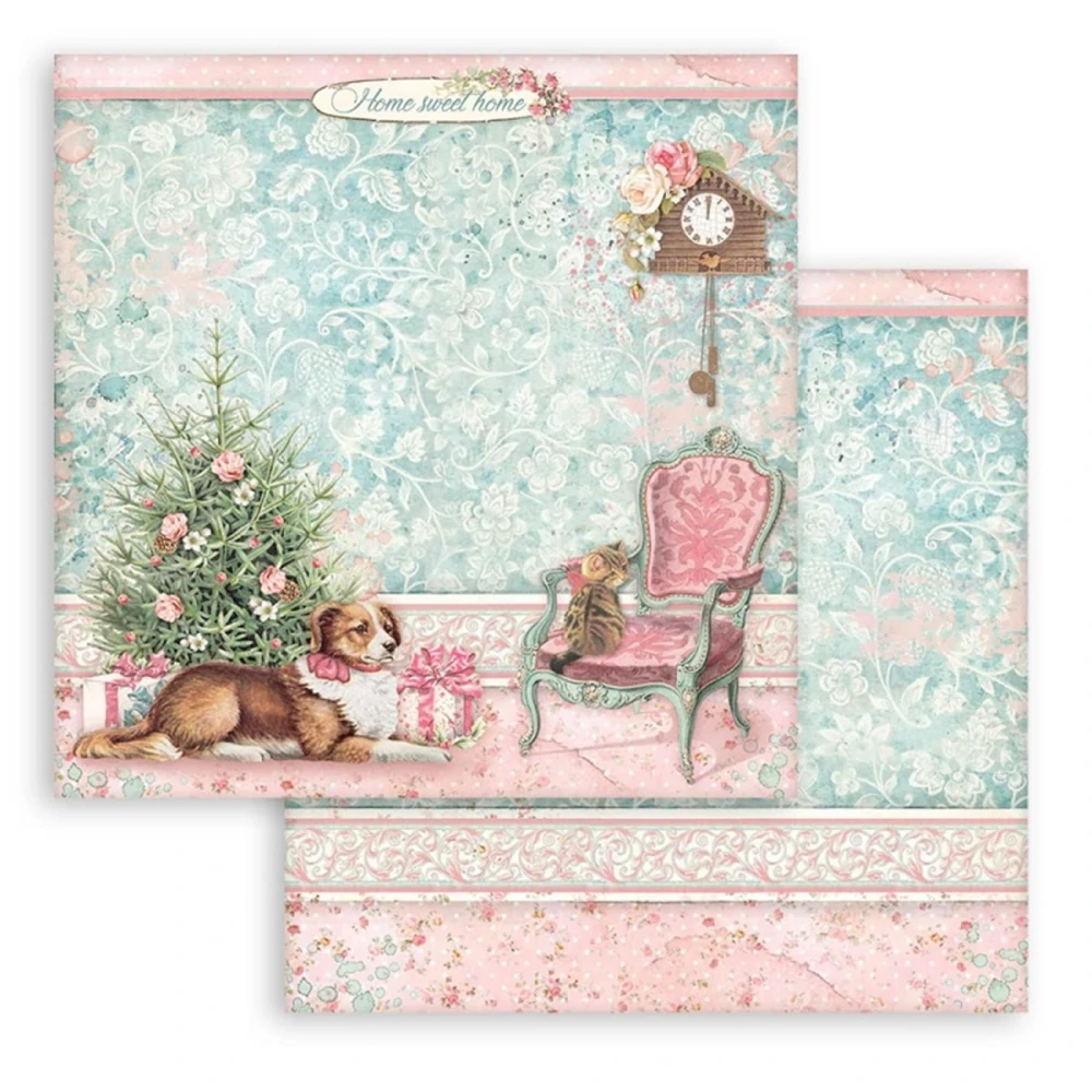 Stamperia Scrapbook papier – Sweet Winter 12x12